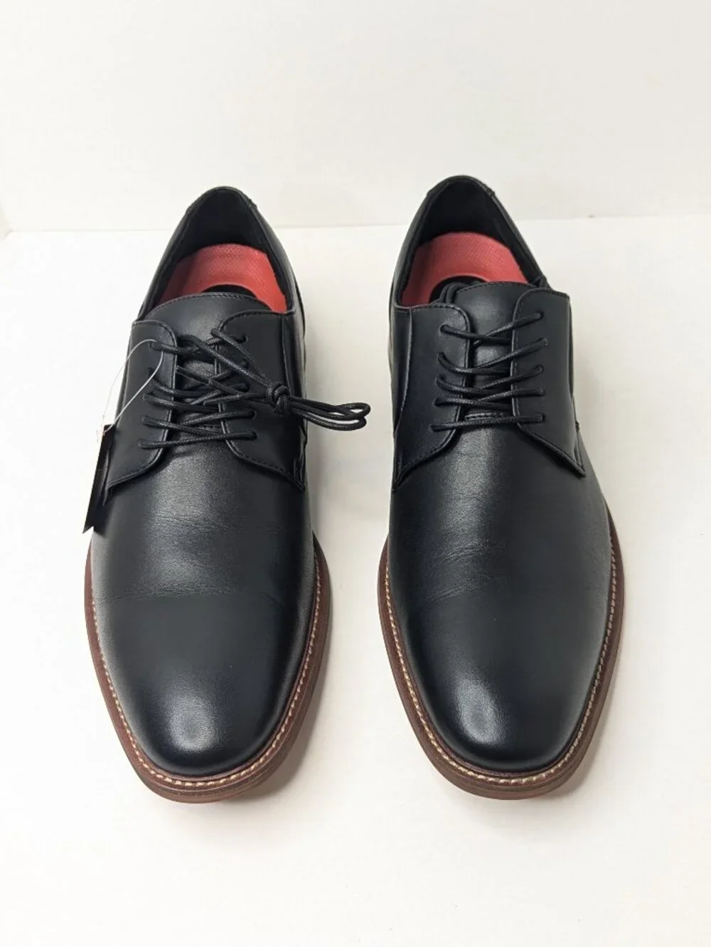 Stacy Adams Marlton Plain Toe Oxford Dress Shoes Black Leather Men's 10.5